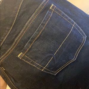 dark wash american eagle denim